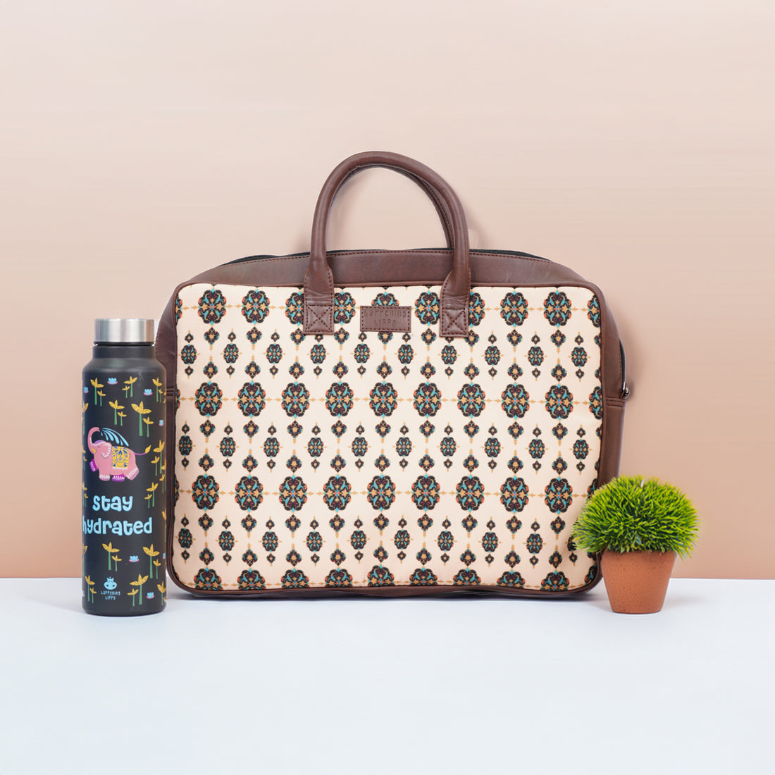 Barely Blush Laptop Hand Bag