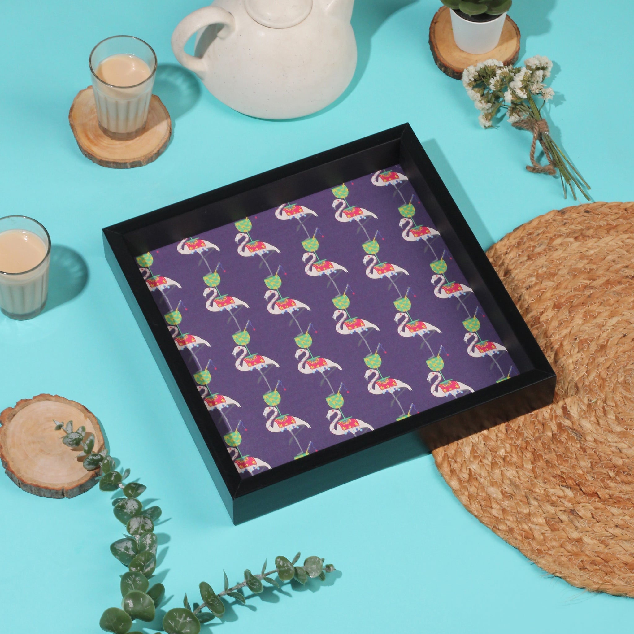 Flamingo Gathering Tray