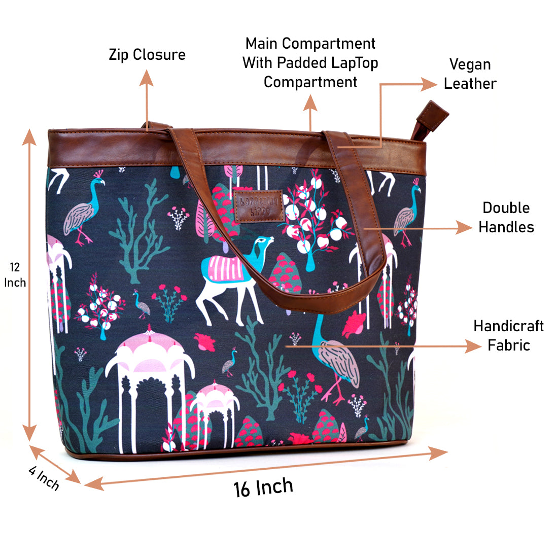 Sunset Backyard Laptop bag