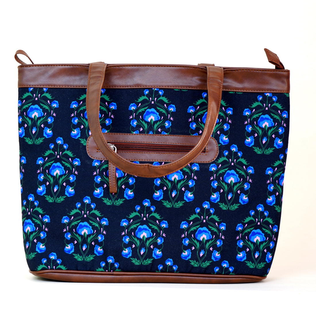 Aparajitha Garden Leather Laptop Bag For Women
