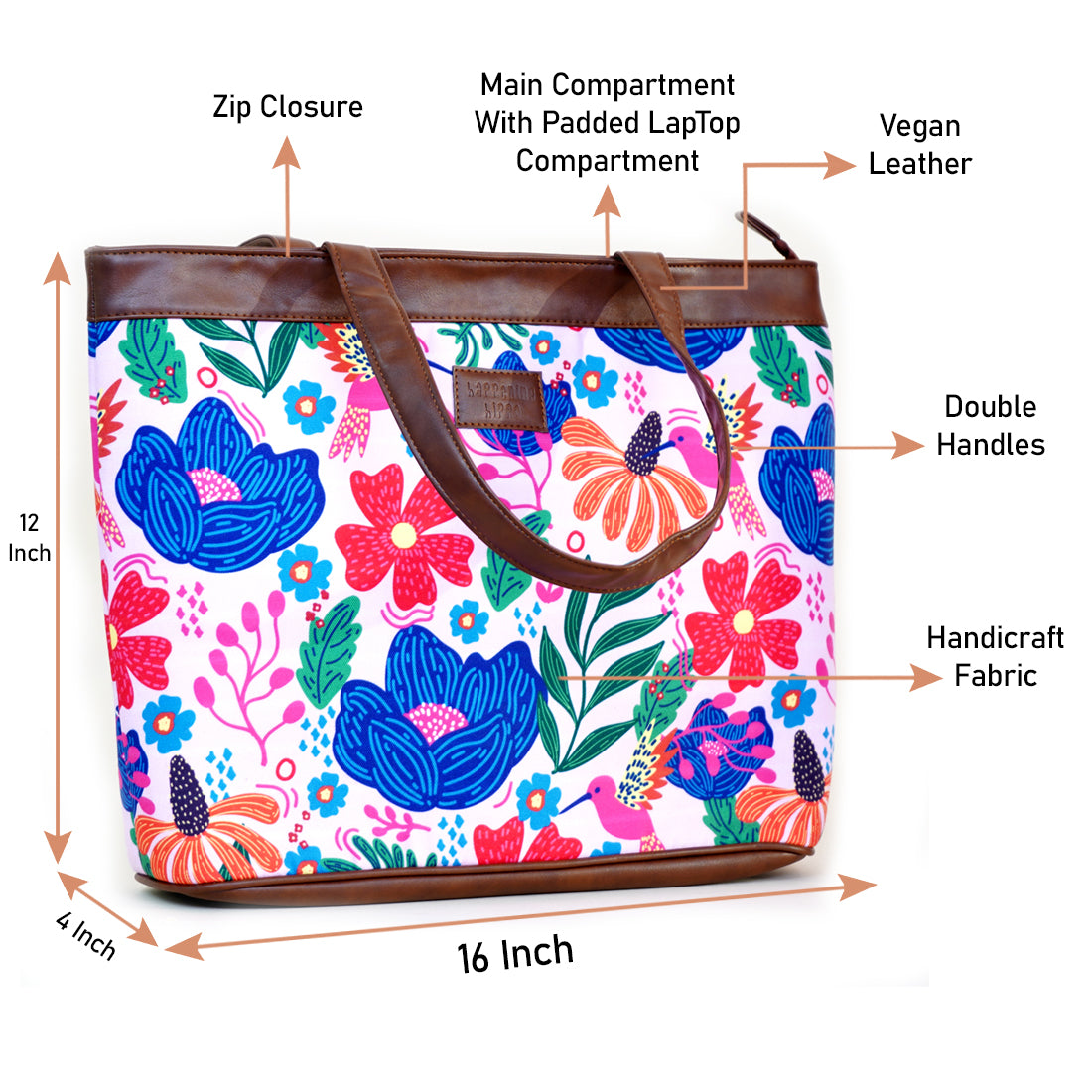 Blue Flowers Women's HandBags Online