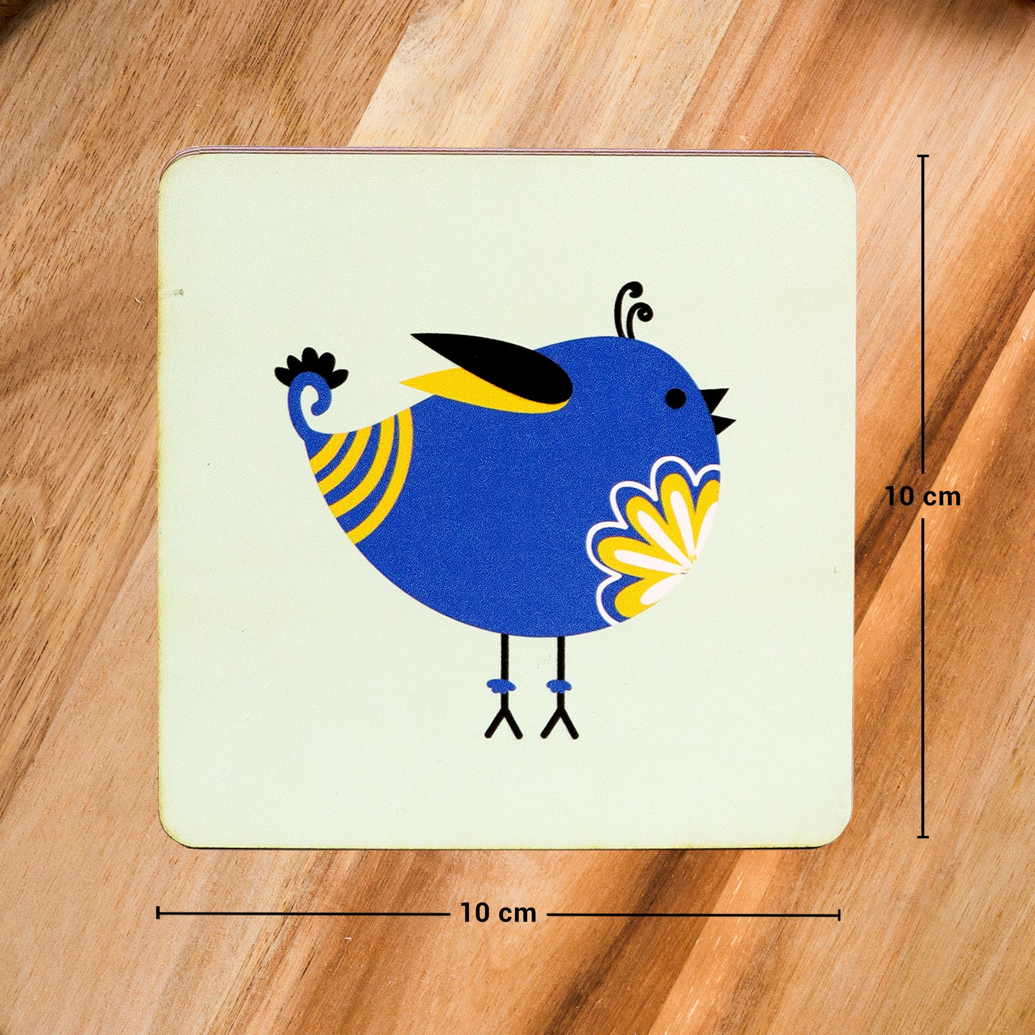 Talking Birdies Coaster- Set of 4