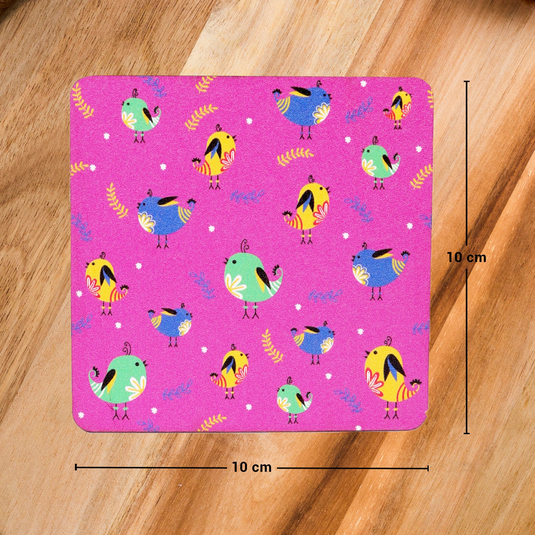 Bird Gathering Coaster- Set of 6