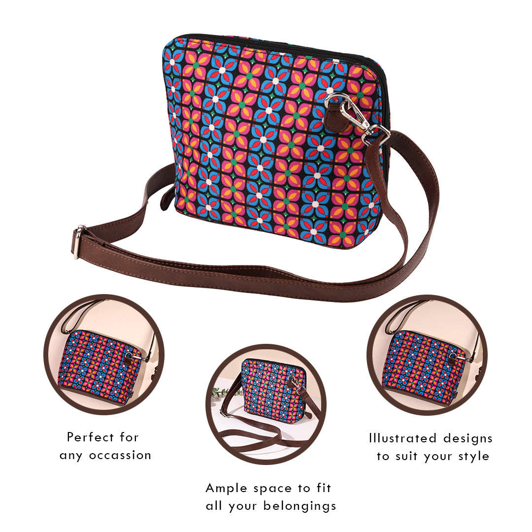 Geometric Play Sling Bag