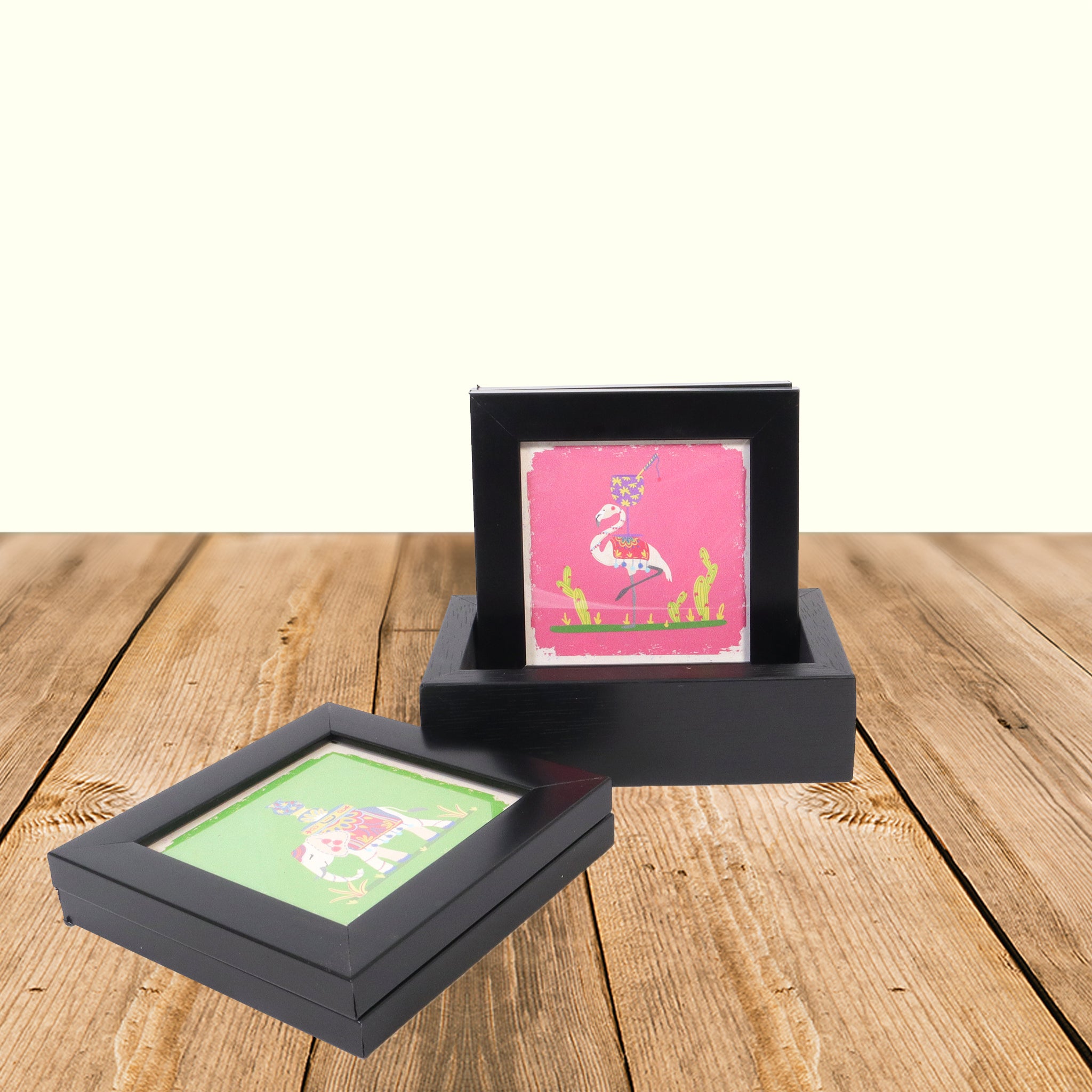 Cute Animal Framed Coaster