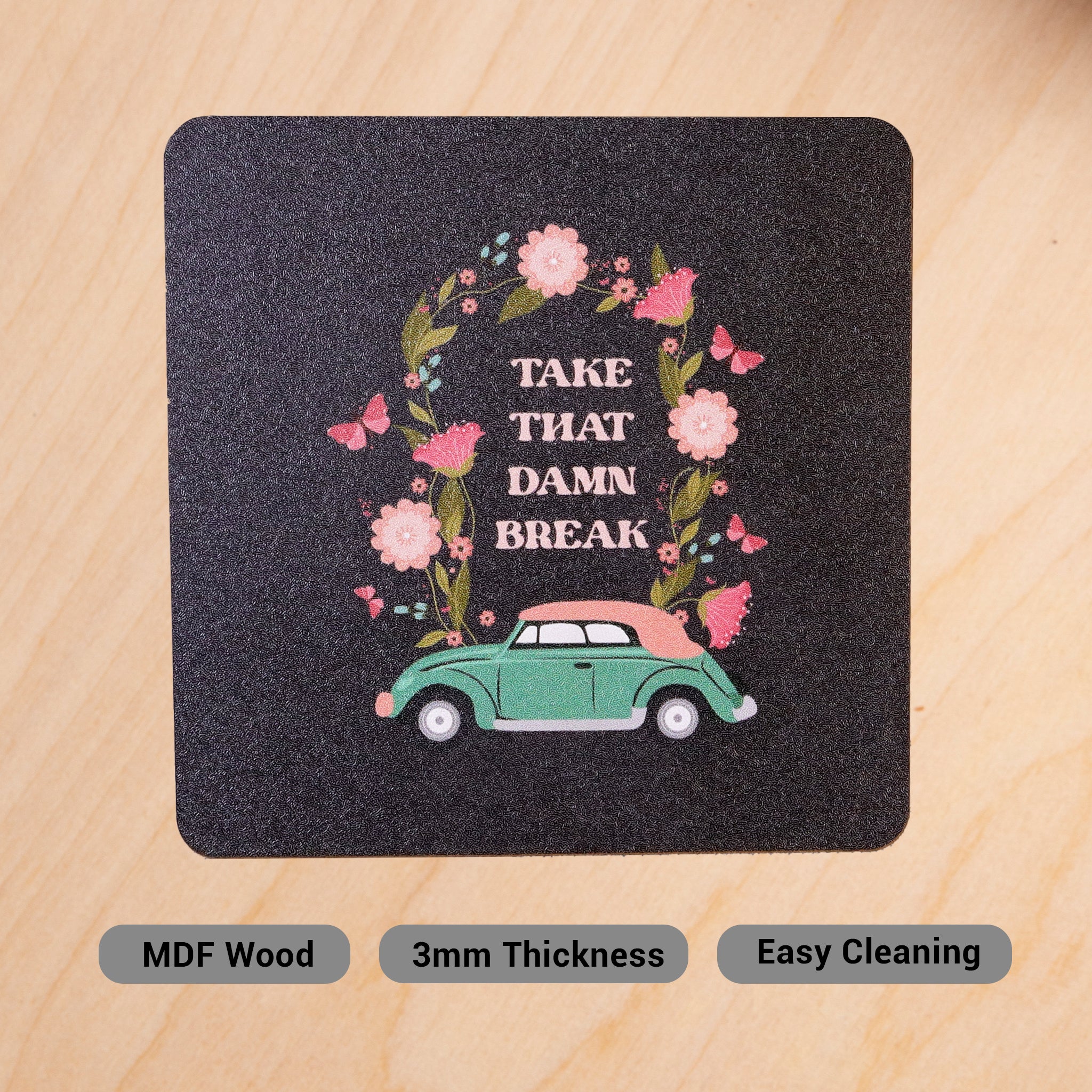 Vintage Vehicle Coaster- Set of 6