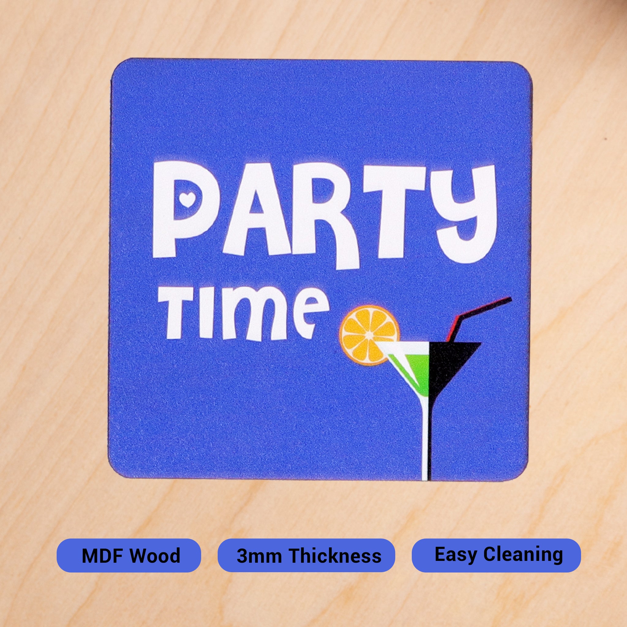 Party Coaster- Set of 4