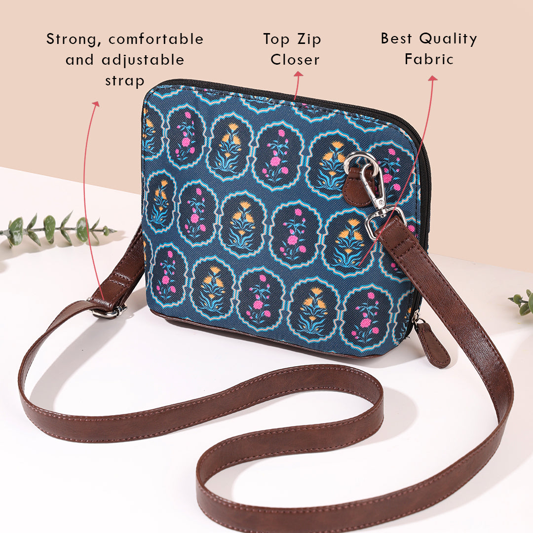 Mughal Motifs Sling Bag