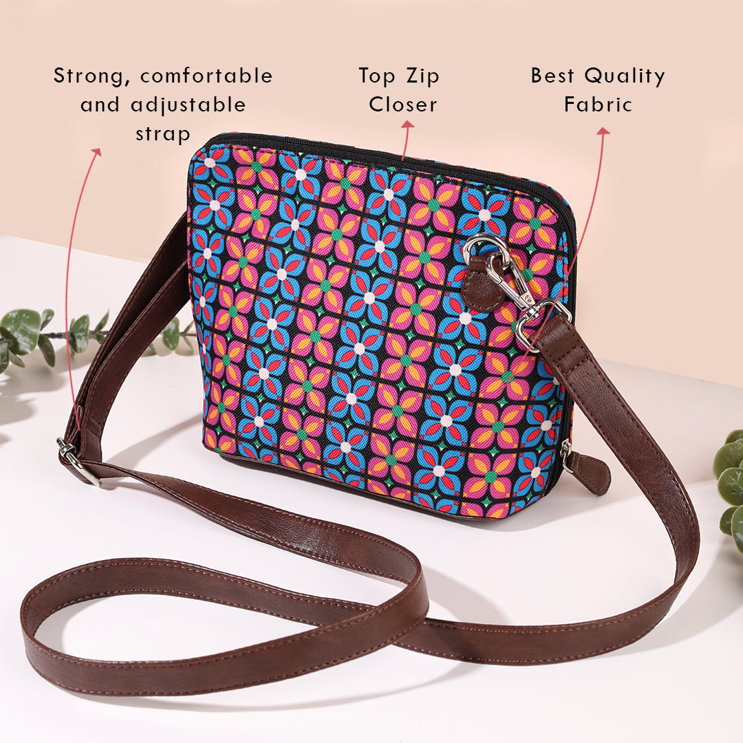 Geometric Play Sling Bag