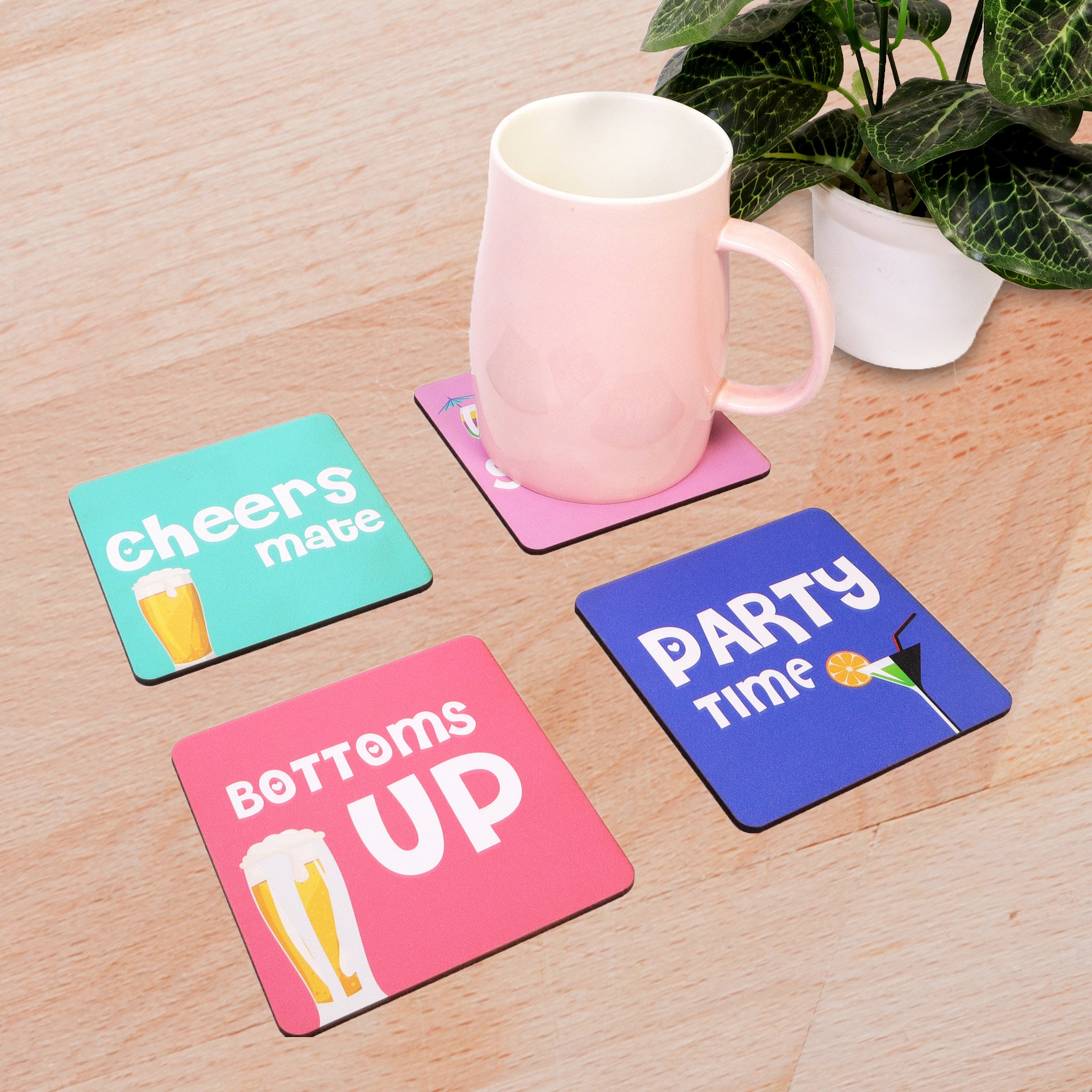 Party Coaster- Set of 4