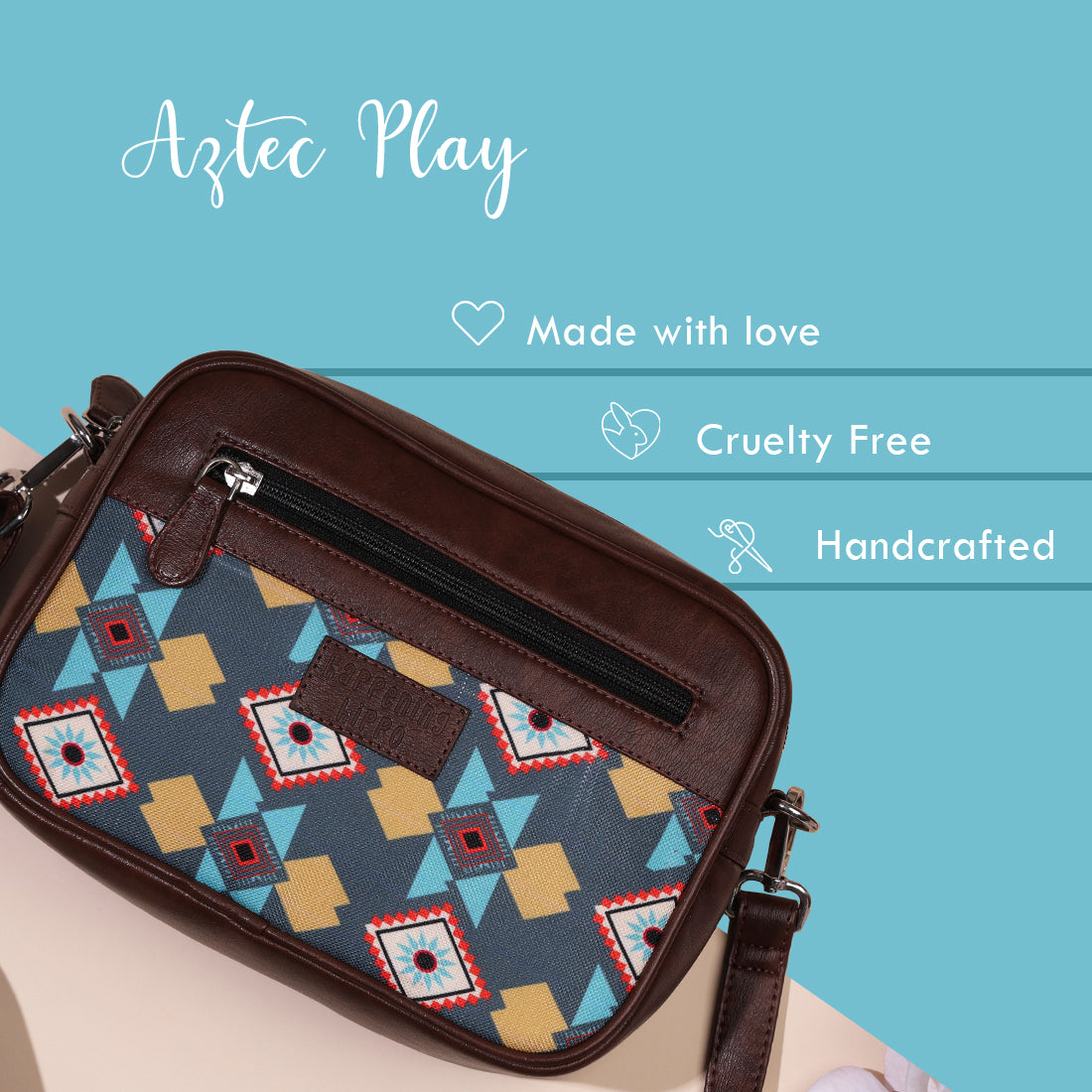 Aztec Play Rectangular Sling Bag