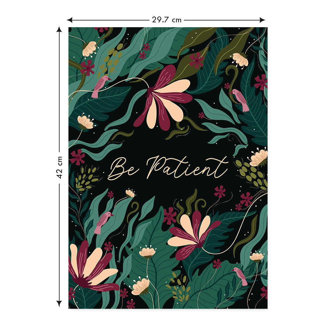 Be Patient - Set of 4 A3 posters