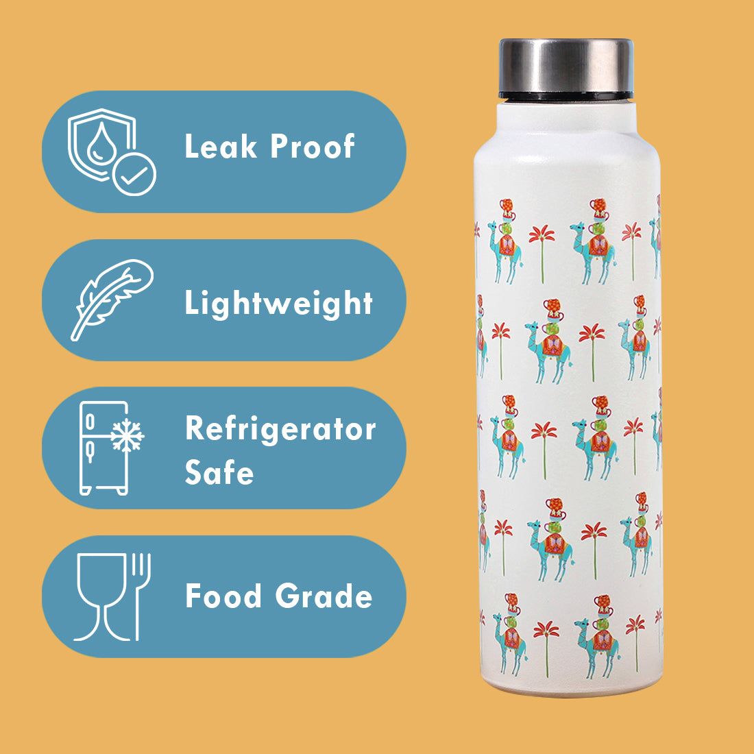 water bottle,printed water bottles,stainless steel water bottles,steel water bottle,happening hippo water bottles