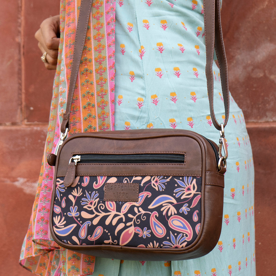 Enchanted Garden Rectangular Sling Bag