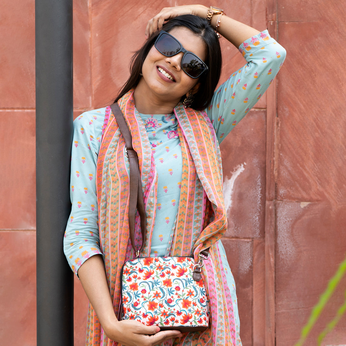 Gulmohar Garden Sling Bag