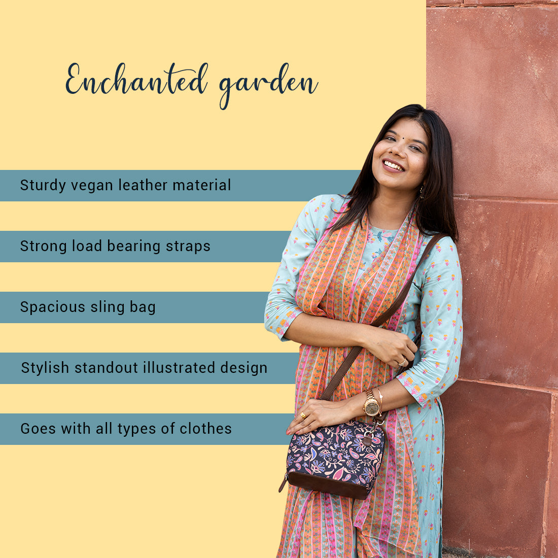 Enchanted Garden Sling Bag