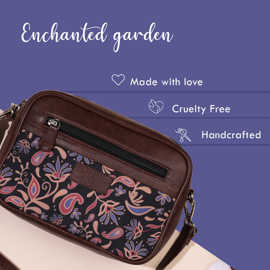 Enchanted Garden Rectangular Sling Bag