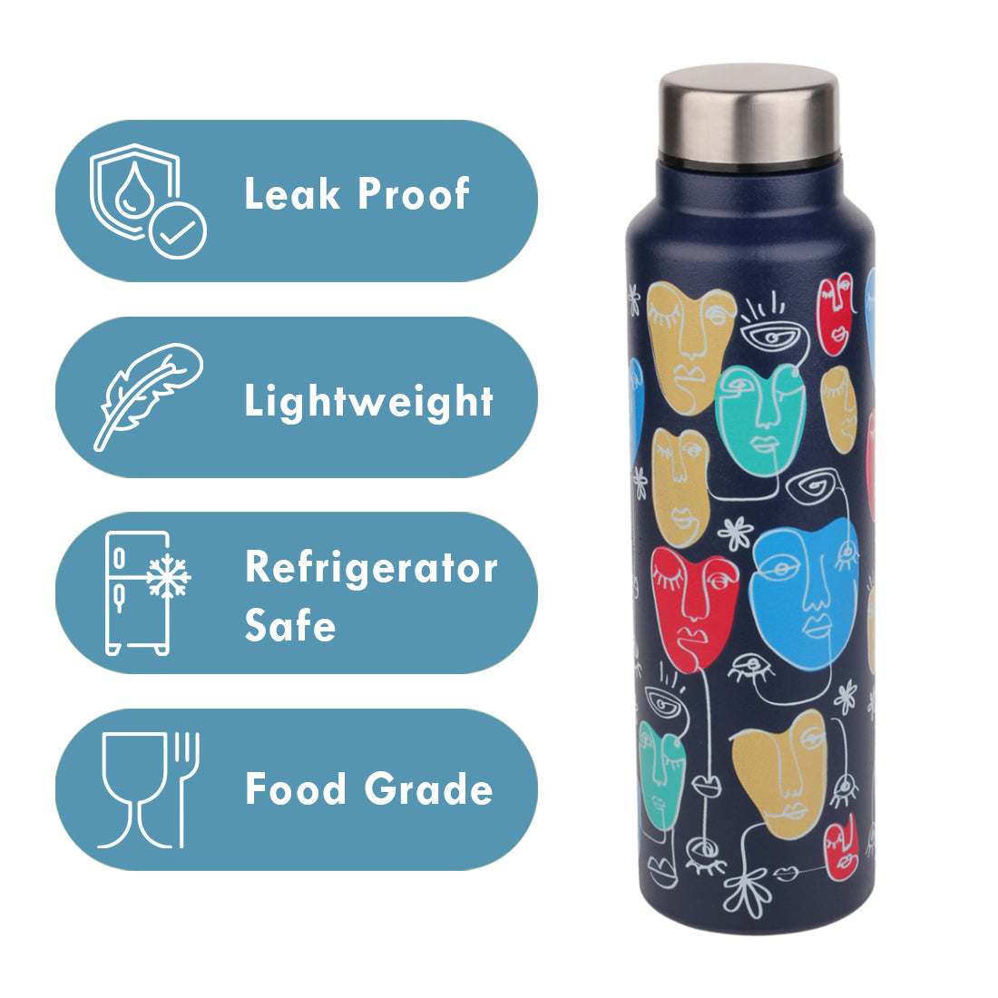 water bottle,printed water bottles,stainless steel water bottles,steel water bottle,happening hippo water bottles