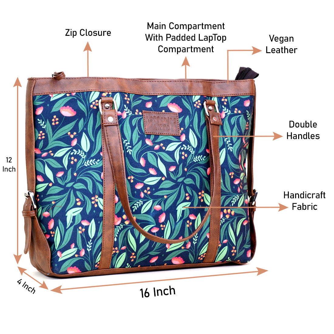 Garden Luxe Laptop Bag