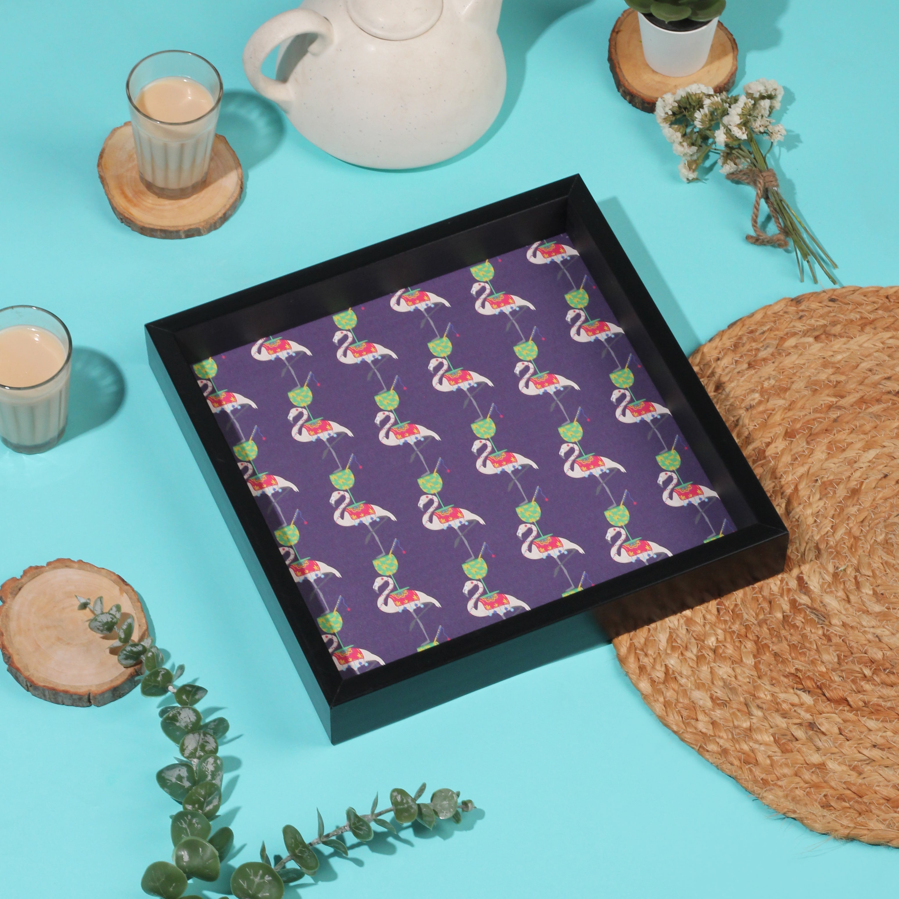 Flamingo Gathering Tray