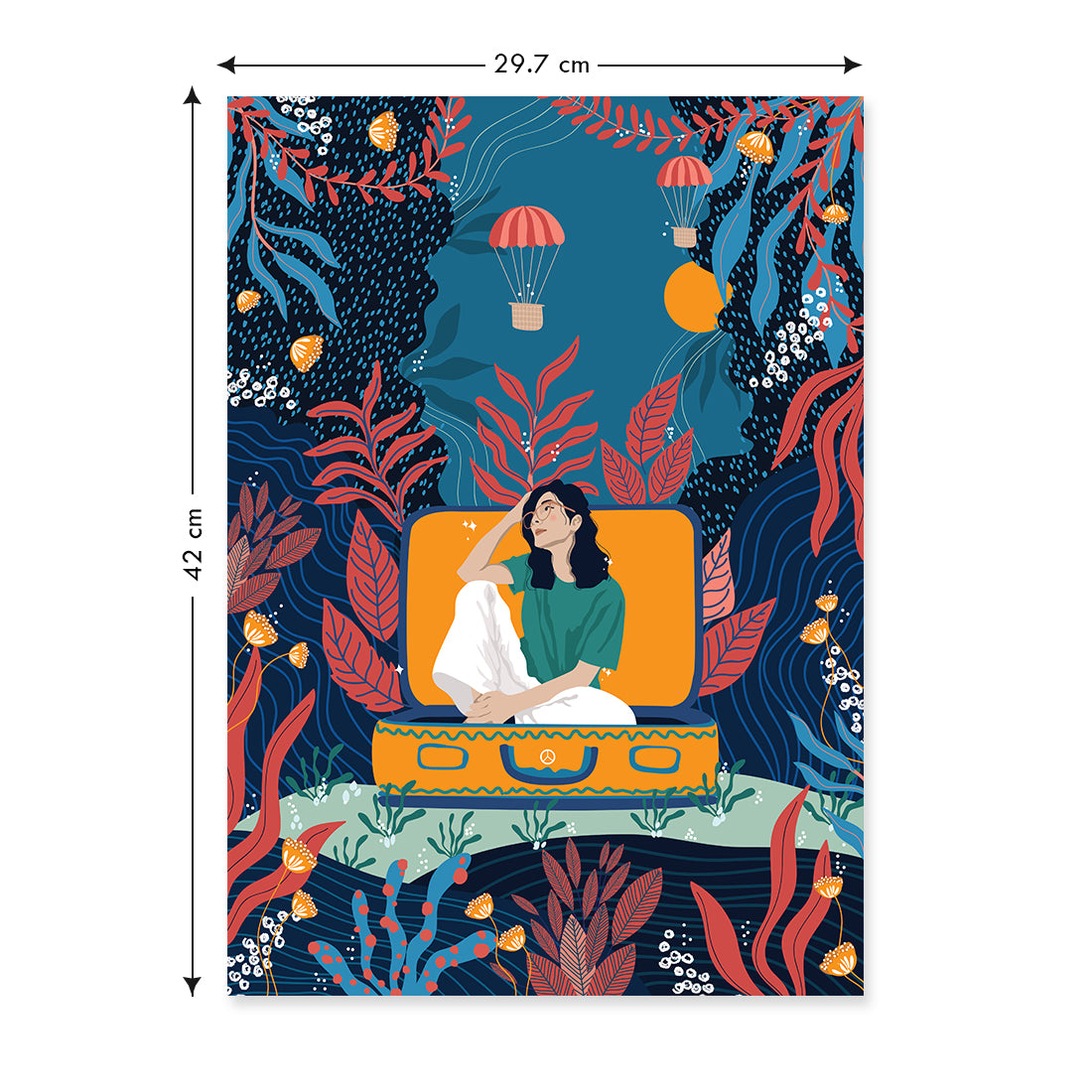 Dreaming Woman - Set of 4 A3 posters