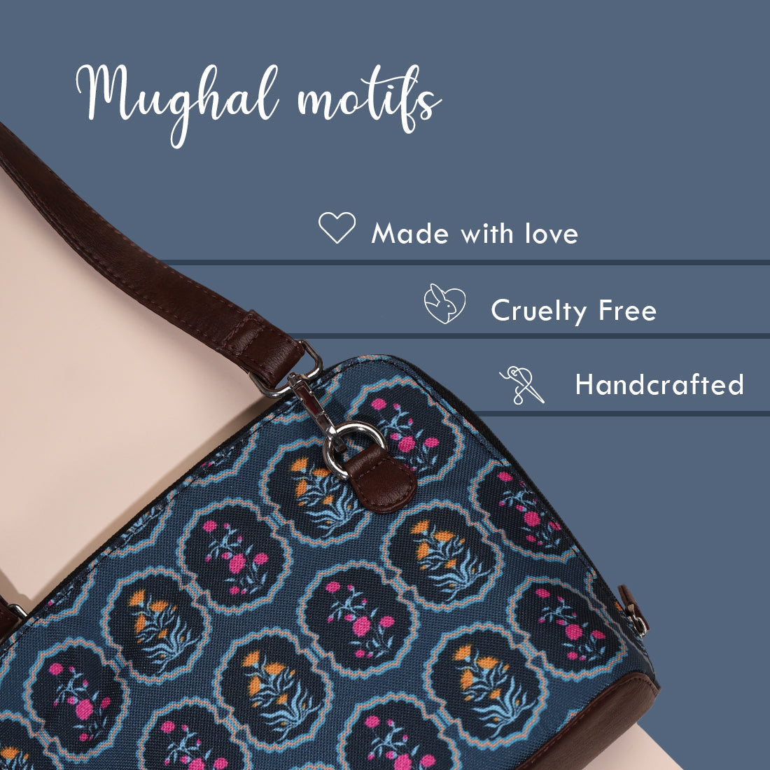 Mughal Motifs Sling Bag