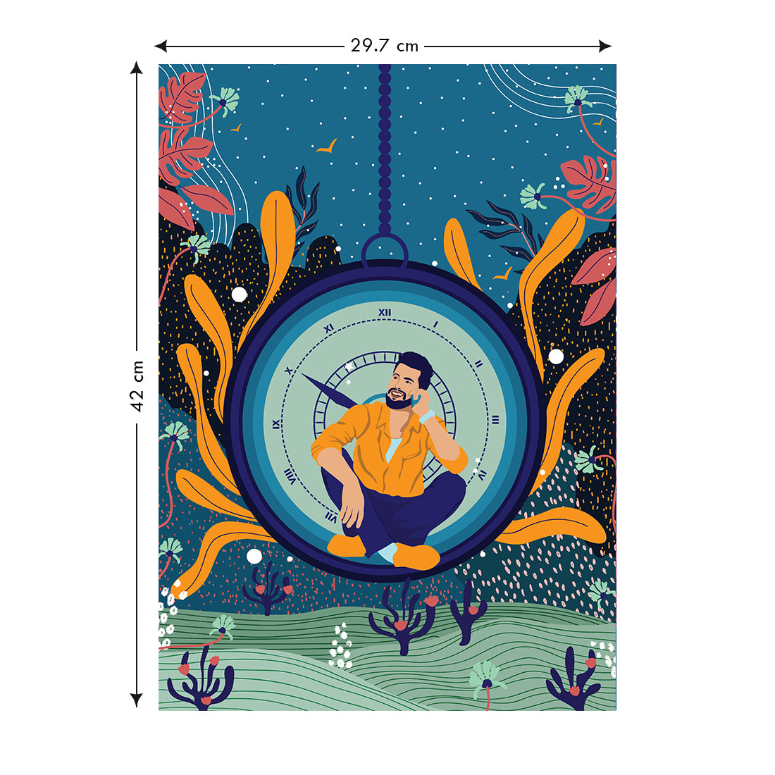 Dreaming Man - Set of 4 A3 posters