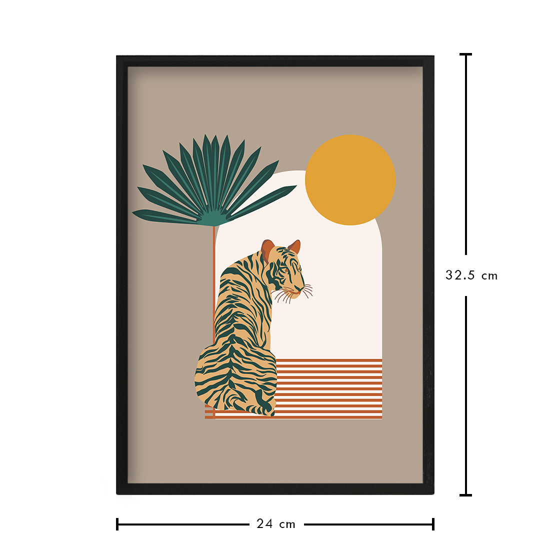 Tiger and Palm