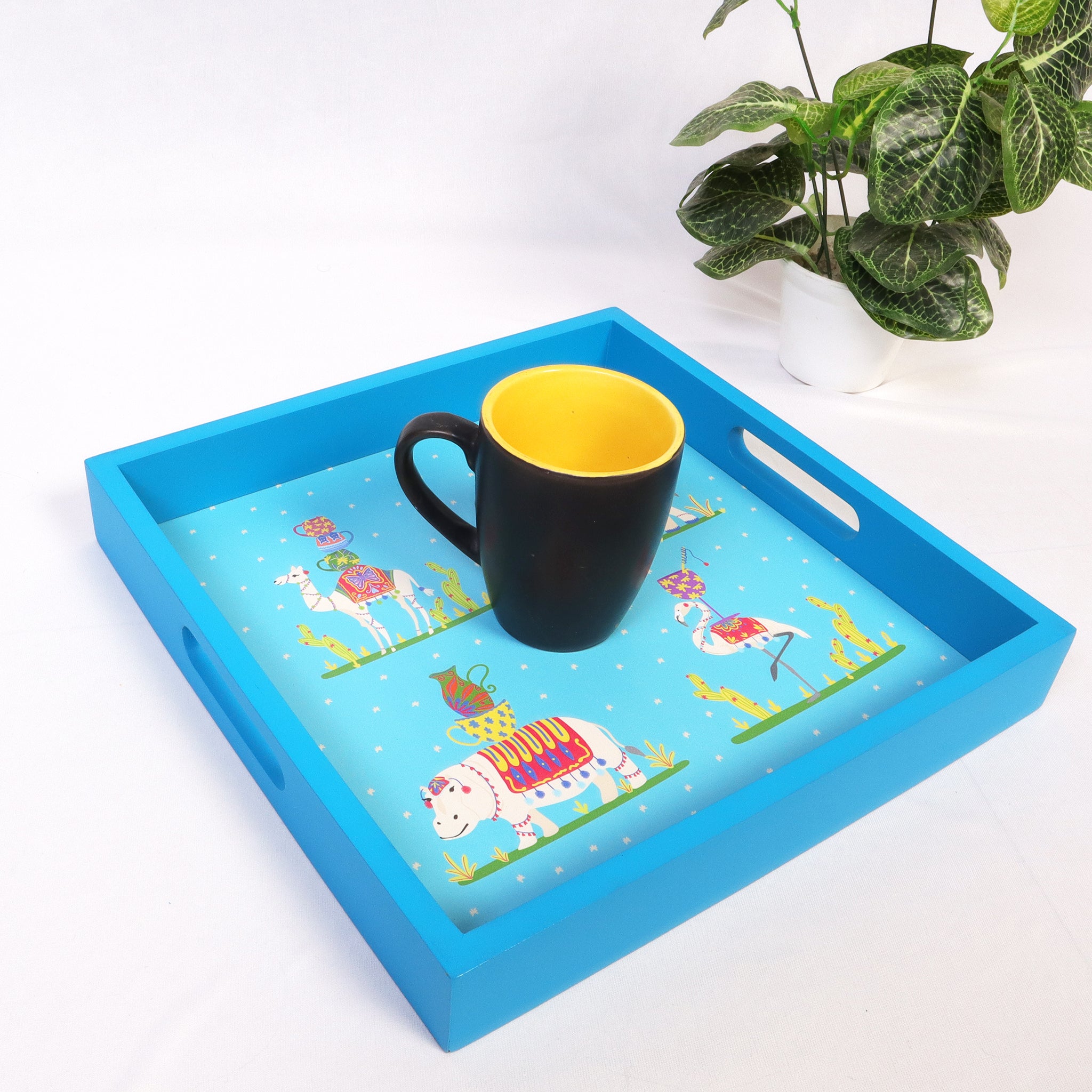 Animal Party Blue Tray