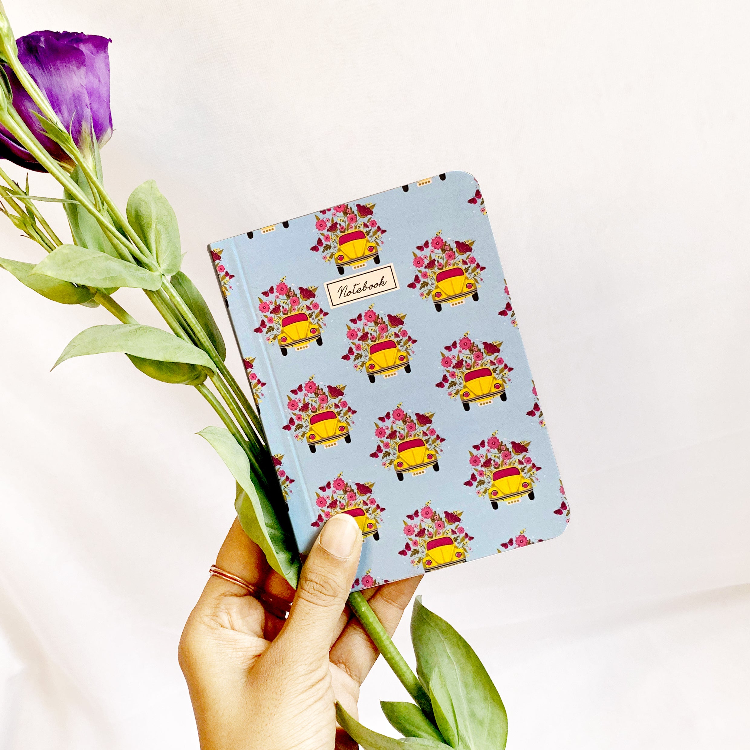 Car Flower Pocket Notebook