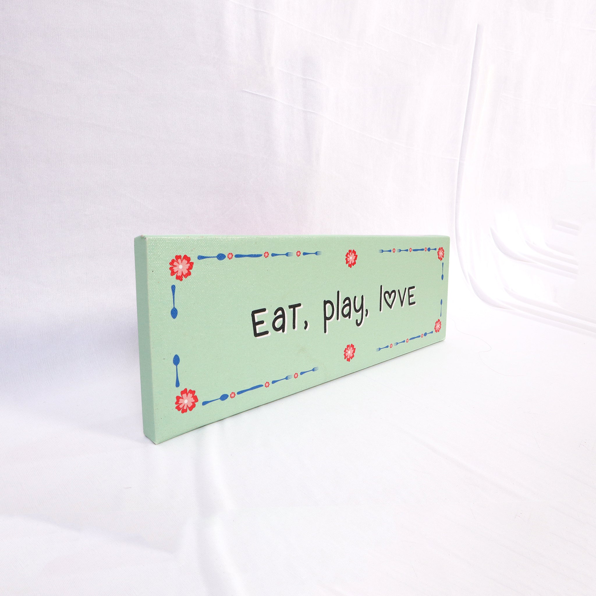 Eat Play Love Canvas Wall Art