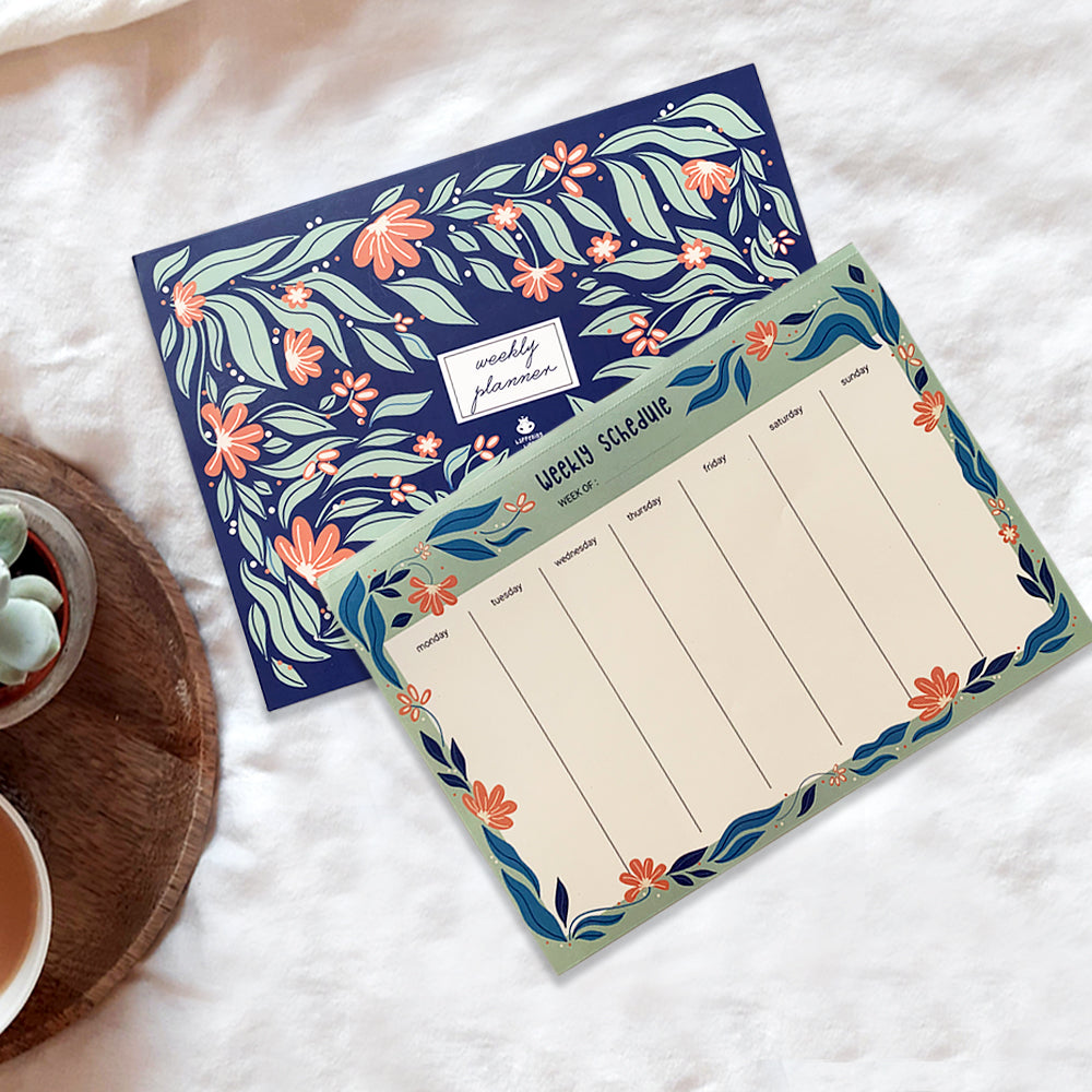 Blue Garden Weekly Planner