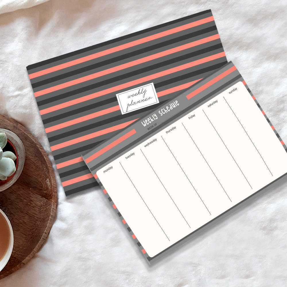 Stripes Weekly Planner