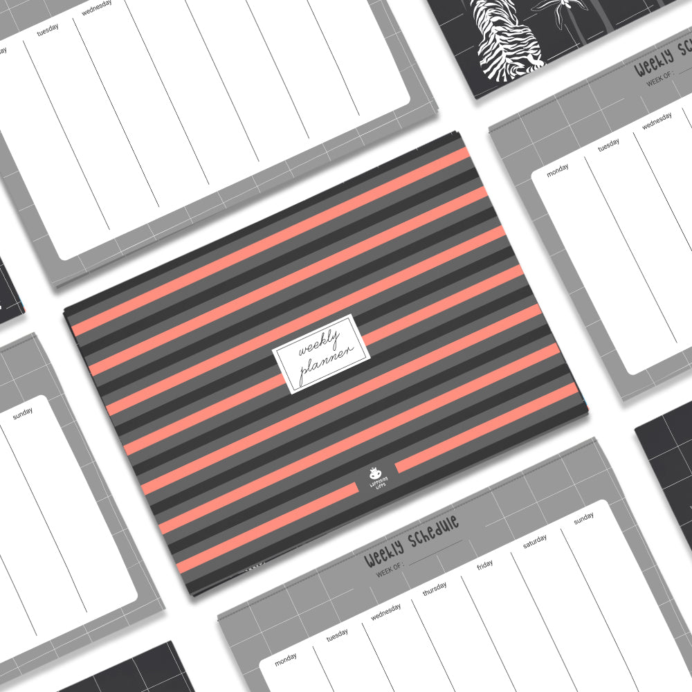 Stripes Weekly Planner