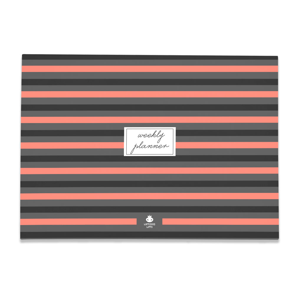 Stripes Weekly Planner