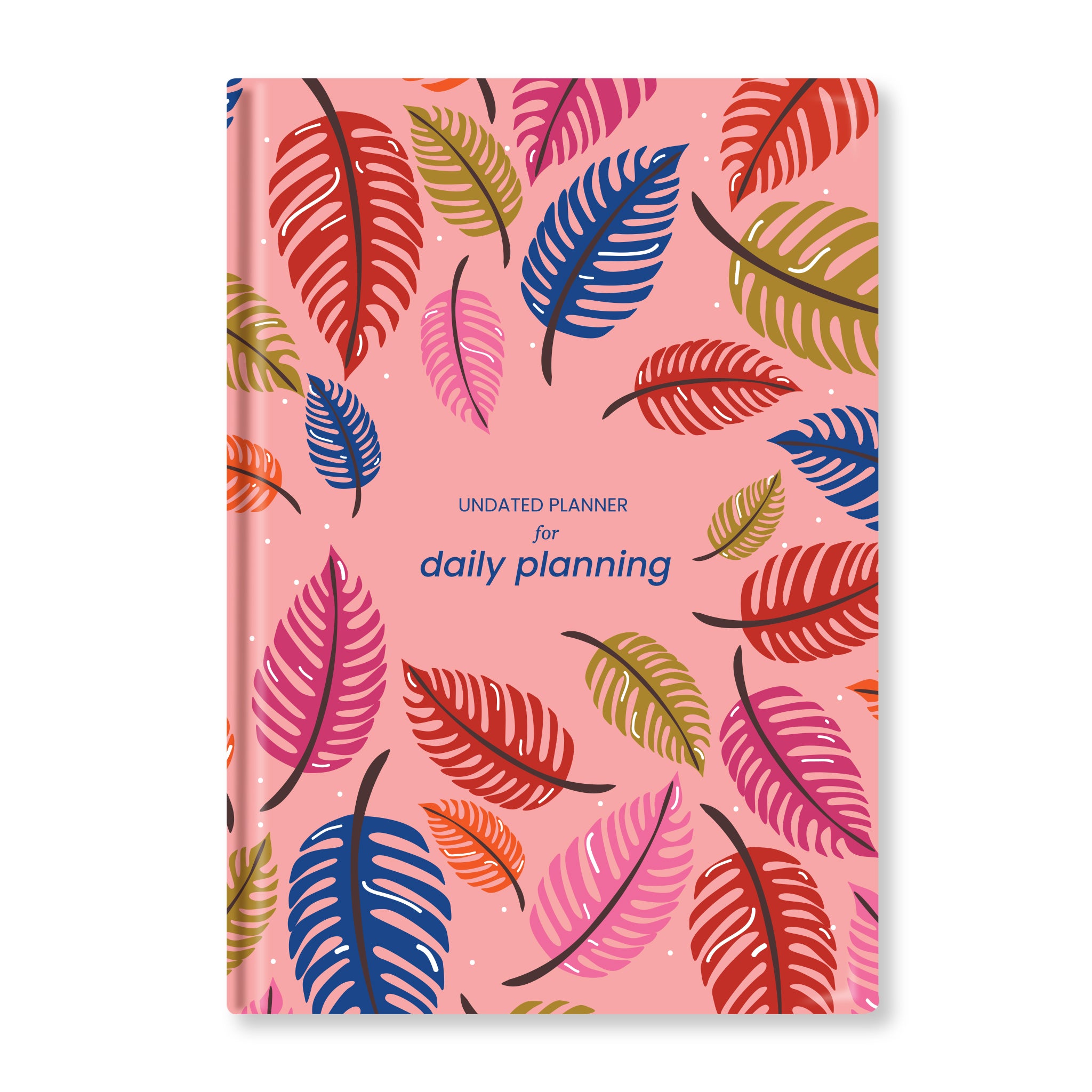 Multicolour Leaf Undated Planner - 6 Months